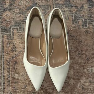 Elegant White Heels